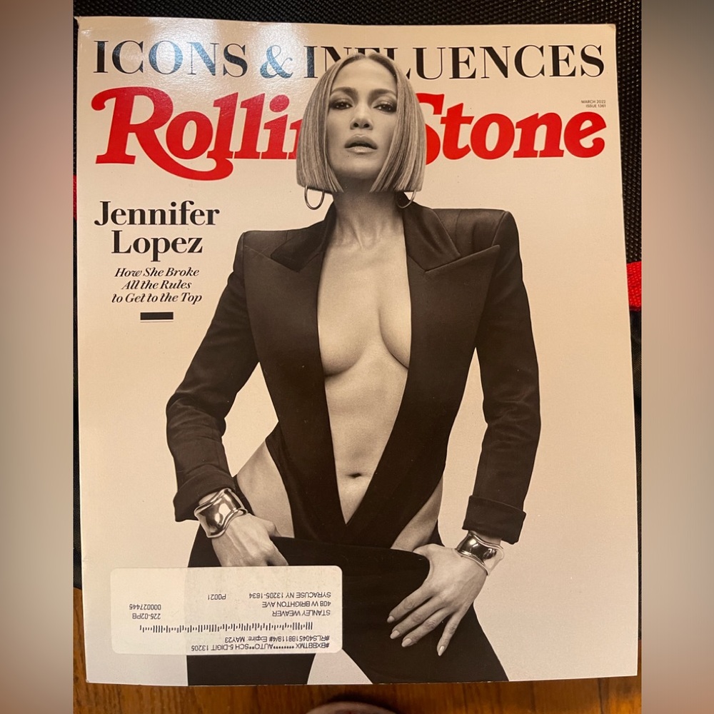 Rolling Stone magazine: Jennifer Lopez